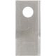 0009041778KR, Kramp, Kaszapenge jobb 105x48x3 mm, Ø19 mm-es furat, Claashoz, 25-ös csomag