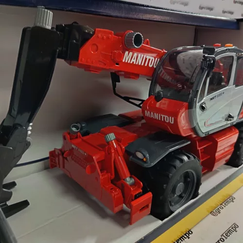 02129 BRUDER Teleszkópos rakodó tartozékkal - Manitou MRT 2150