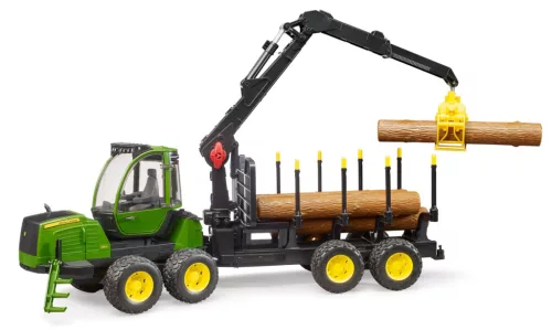 02133 BRUDER Erdei traktor - John Deere 1210E - Bruder 2133