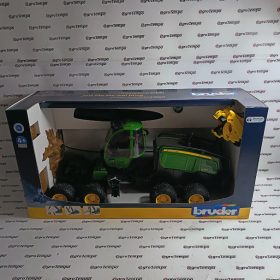 02135 BRUDER John Deere 1270G fakitermelő gép farönkkel - Bruder 2135   02135 BRUDER John Deere 1270G fakitermelő gép farönkkel - Bruder 2135