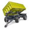 02203 Bruder 3 oldalra billenő pótkocsi Fliegl