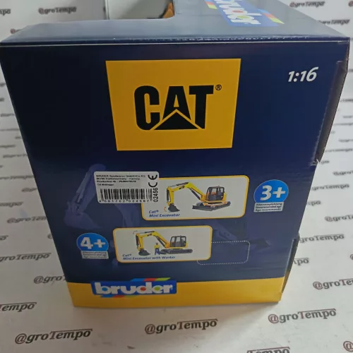 02456 BRUDER Kotrógép, mini - CAT