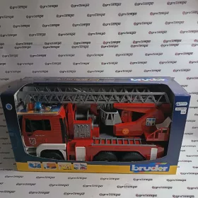   02771 BRUDER Teherautó - MAN tűzoltólétrával, szirénával - Bruder 2771