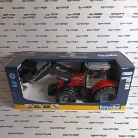   03047 BRUDER Traktor - Massey Ferguson 7624, elülső rakodóval - BRUDER 3047