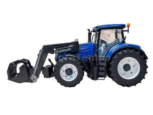 03121 BRUDER Traktor - New Holland T7.315, elülső rakodóval - Bruder 3121