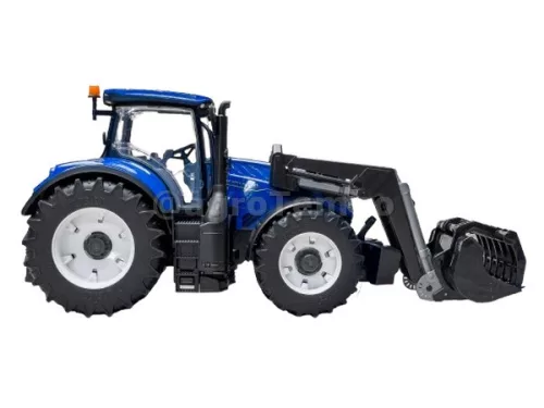 03121 BRUDER Traktor - New Holland T7.315, elülső rakodóval - Bruder 3121