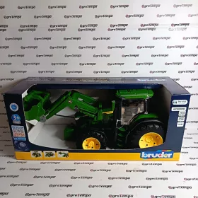   03151 BRUDER John Deere 7R 350 traktor homlokrakodóval - Bruder 3151