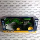 03151 BRUDER John Deere 7R 350 traktor homlokrakodóval - Bruder 3151