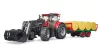 03198 BRUDER CASE IH Optum 300 CVX homlokrakodóval és bálaszállítóval - Bruder 3198