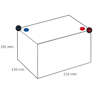 077015048KR Kramp Akkumulátor 6 V 77 Ah feltöltött