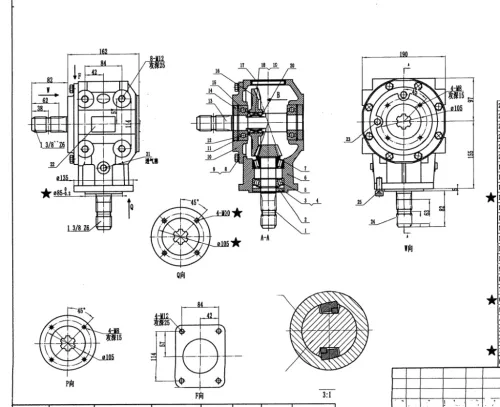 11646885 GRANIT Szürkeöntvény szöghajtómű