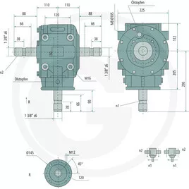 12032602 GRANIT Szürkeöntvény szöghajtómű