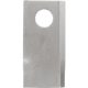 121712KR, Kramp, Kaszapenge bal 98x48x4 mm, Ø19 mm-es furat, Fellahoz/Fortschritthez, 25-ös csomag