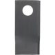 122329KR, Kramp, Kaszapenge bal 106x48x4 mm, Ø19 mm-es furat, Fella-hoz, 25-ös csomag