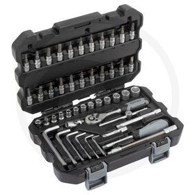   12329517 GRANIT BLACK EDITION 1/4” dugókulcskészlet - 50 részes, colos méretezésű