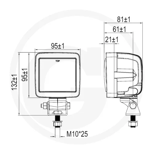 12362984 GRANIT LED-munkalámpa - A távoli munkaterület megvilágításához