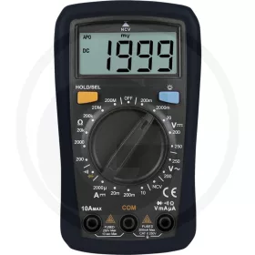   12366422 TRAXOR Multiméter MM15 CAT II 250V, kézi tartományválasztás