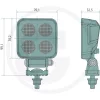 12402349 NIGHTSHIFT LED-munkalámpa A távoli munkaterület megvilágítására Hátrameneti fényszóróként is jóváhagyva