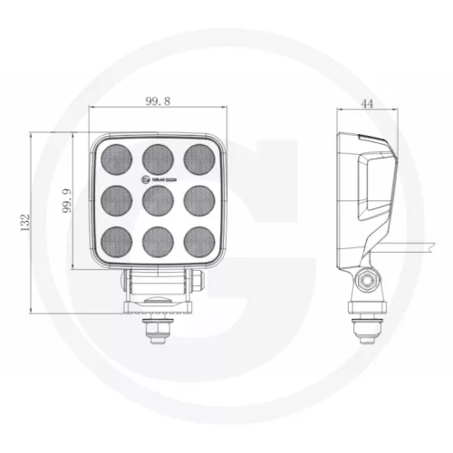 12545857 GRANIT LED-munkalámpa