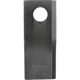 134309KR Kramp Kaszapenge bal 112x48x4 mm, Ø19 mm-es furat, Fella-hoz/Krone-hoz, 25-ös csomag