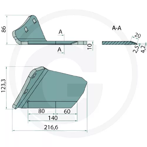179076662 GRANIT ENDURANCE CARBIDE Kapaszárny - Bal