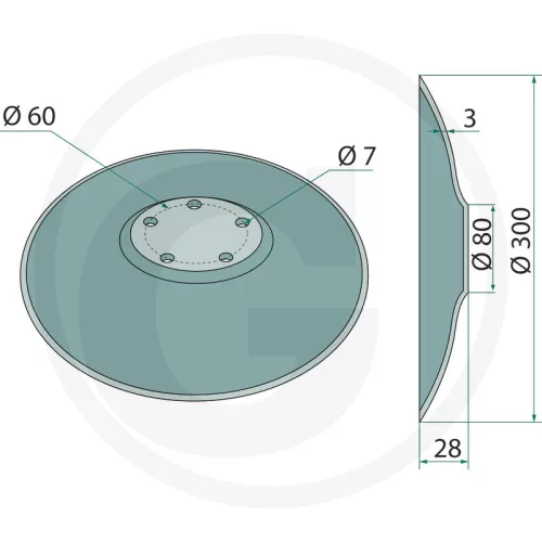 1800220005 GRANIT Sávtisztító tárcsa