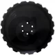 18028 H2234360 GRANIT Tárcsalap Finoman csipkézett, Ø 510 x 6 mm Ø fura = 11 mm lyukkör Ø = 100 mm