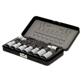   18049240092KR KRAMP Dugókulcskészlet, 1/2”, 6-szögű, 9 részes, metrikus