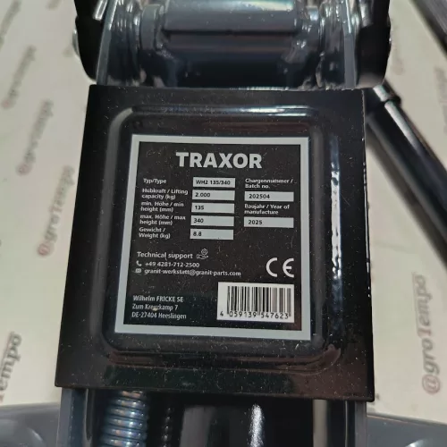 18525277 TRAXOR Emelő WH2 135/340