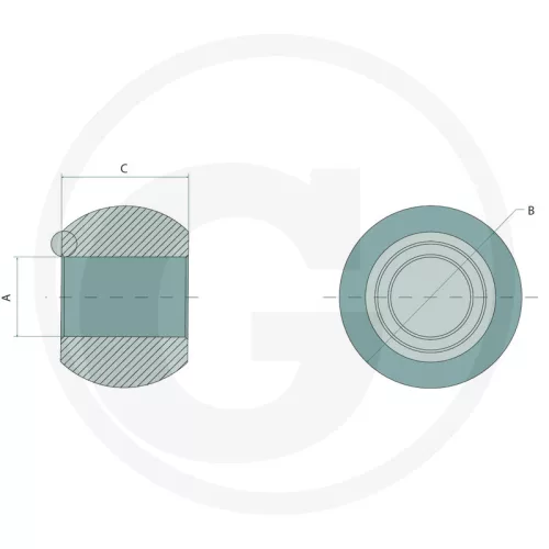 200120036 GRANIT Nagy teherbírású alsó függesztőkargolyó - 2., 3. kat.