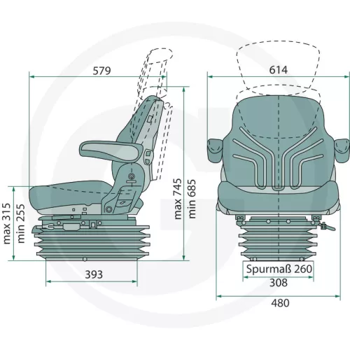 2401248637 GRAMMER Ülés MSG95G/721