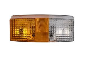 2BE003184061 Hella Villogó szélességjelző lámpa jobb oldali, csavaros rögzítés, téglalap, R5W/P21W, 12 V, IP5K9K