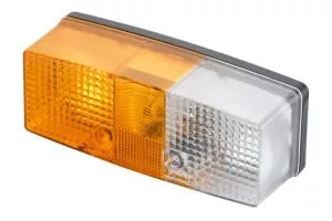 2BE003184061 Hella Villogó szélességjelző lámpa jobb oldali, csavaros rögzítés, téglalap, R5W/P21W, 12 V, IP5K9K