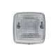 2PF003014-071 HELLA Határoló fény, helyzetjelző lámpa, halogén, 12/24 V, fekete ház, átlátszó lencse, 100x40x42 mm, C5W izzóval, IP5K9K