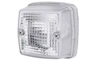 2PF003014-071 HELLA Határoló fény, helyzetjelző lámpa, halogén, 12/24 V, fekete ház, átlátszó lencse, 100x40x42 mm, C5W izzóval, IP5K9K