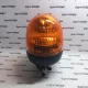 2RL009506001 - Hella Halogén sárga villogó, kerek, 12 V, borostyán, oszlopra rögzíthető, Ø135 mm x217 mm, Rota Compact by Hella