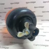 2RL009506001 - Hella Halogén sárga villogó, kerek, 12 V, borostyán, oszlopra rögzíthető, Ø135 mm x217 mm, Rota Compact by Hella