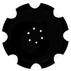 405405140 GRANIT Tárcsalap Csipkés, Ø 460 mm