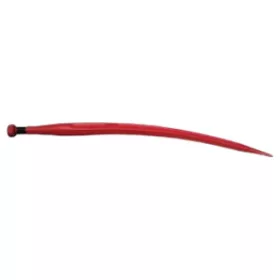   5192FT68N1 Kramp Bálatüske, hajlított, dupla T-profil, 37x660 mm, hegyes, M22x1,5 mm-es anyával, piros