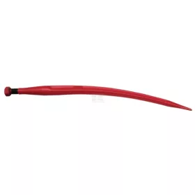   519360020 Kramp Bálatüske, hajlított, négylapú, 35,5x585 mm, hegyes, M20x1,5 mm-es anyával, piros