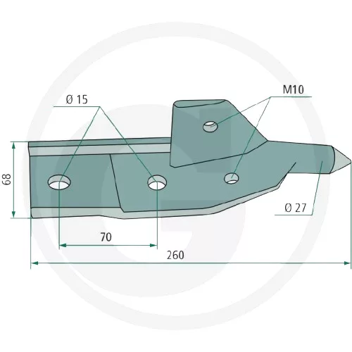 527527612 GRANIT Saroktámasz - bal