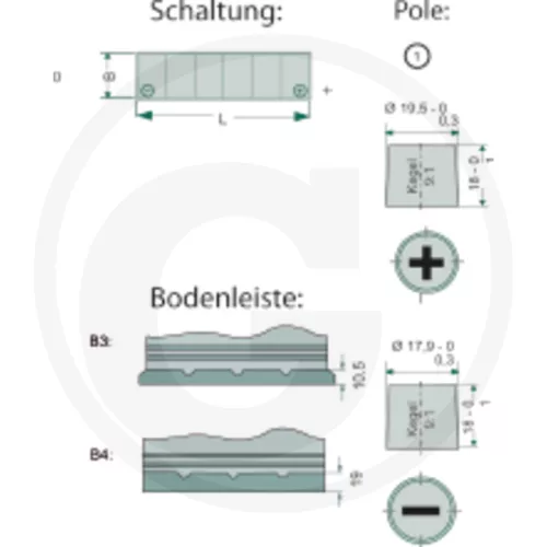 58558838G GRANIT ENDURANCE ENERGY Akkumulátor 12 V 90 Ah Megtöltve, előtöltve és gondozásmentes, kalcium-kalcium technológia