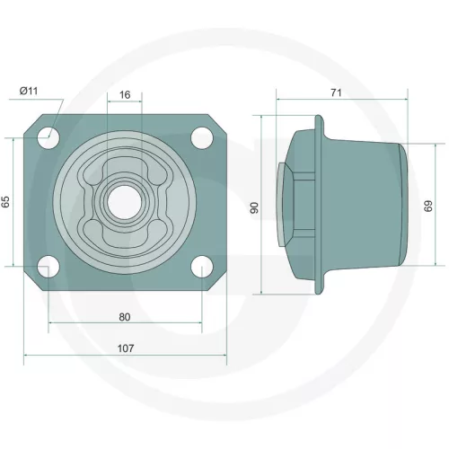 65406002 GRANIT Fülkebak