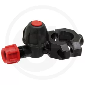   670402055 ARAG Egyállású fúvókatartó Csőre szerelhető Ø cső 3/4”, Ø furat 10 mm Membrános visszacsapó szeleppel