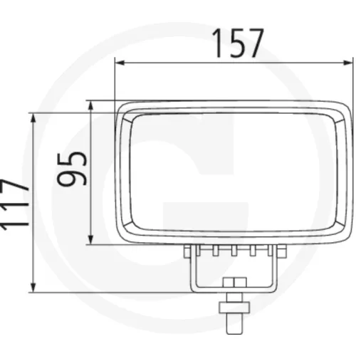 7070010301 GRANIT LED-munkalámpa - A távoli munkaterület megvilágításához