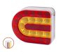 720031 Luminex LED Hátsó lámpa 3 kamrás, 12-24V + 0,15 m kábel