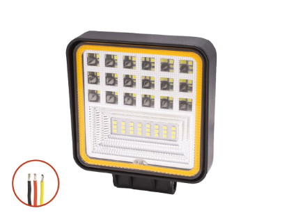720033 Luminex LED Munkalámpa - 2000 Lumen LED pozíciós lámpával 10-30V + 0,3m kábel