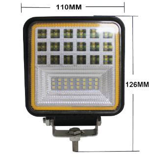 720033 Luminex LED Munkalámpa - 2000 Lumen LED pozíciós lámpával 10-30V + 0,3m kábel