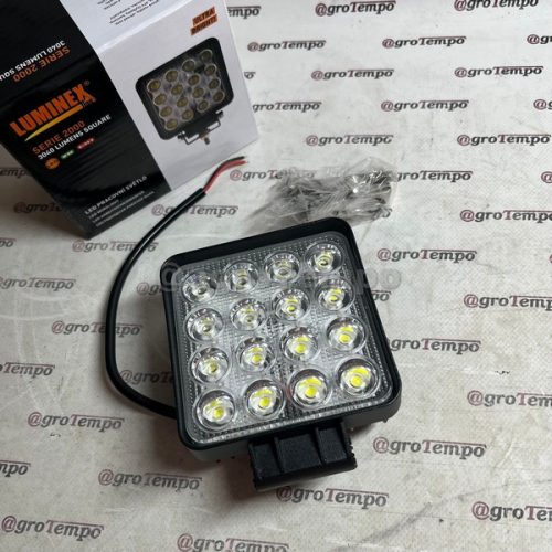 720168 Luminex LED Munkalámpa, flood- 3040 Lumen, 9-33V + 0,35 m kábel