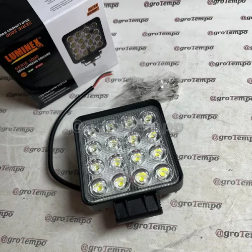 720168 Luminex LED Munkalámpa, flood- 3040 Lumen, 9-33V + 0,35 m kábel